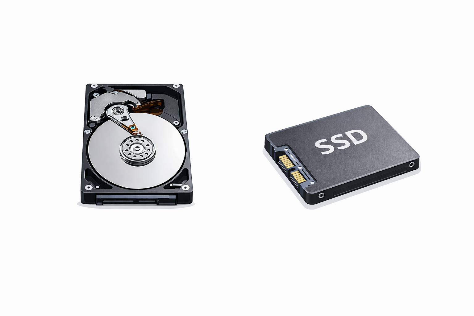 Cietie diski HDD, SSD un aksesuāri