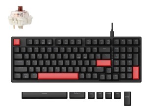 Keychron Lemokey X5 - keyboard - QMK , mechanical - 96% Input Device