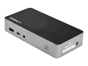 Startech USB-C Dock, Dual Monitor 1080p HDMI Laptop Docking Station, 60W Power Delivery, 1x USB-C, 3x USB-A, Ethernet, Dual HDMI Video Display USB 3.1 Gen 1 Type-C Dock, Mac & Windows - 60W PD With Charging (DK30CHHPDEU) - docking station - USB-C 3.1 - 2 