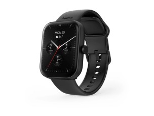 Hama 5000 - black plastic - smart watch with strap - black