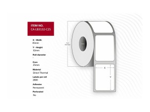 Capture - labels - 28000 label(s) - 45 x 32 mm