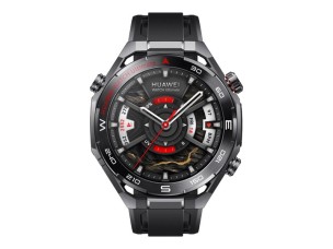 Huawei Watch Ultimate 2 - zirconium-based liquid metal - smart watch with strap - black - black