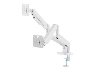 Gembird mounting kit - Gas Spring - for 2 LCD displays - white