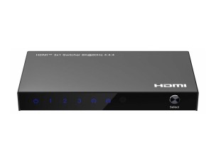 MicroConnect - video/audio splitter - 8K60Hz, HDCP 2.3, with remote control - 3 ports