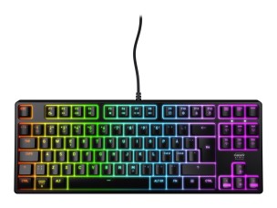 CHERRY XTRFY K4V2 - keyboard - mechanical, gaming, RGB - 80% TKL - QWERTY - UK - black Input Device
