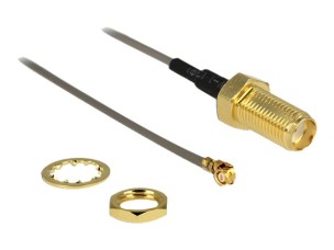 Delock antenna cable - 20 cm - black