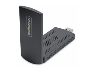 Startech Wi-Fi 6E USB Adapter/Dongle, For Desktop/Laptop PC, Wireless NIC w/Foldable Antenna, WiFi Adapter Supports 802.11 b/g/n/ac/ax, 2.4/5/6 GHz Network Compatible - network adapter - USB 3.0
