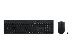 Lenovo Professional - keyboard and mouse set - QWERTY - US English - grey Input Device