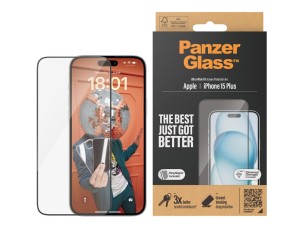 PanzerGlass - screen protector for mobile phone - ultra-wide fit with EasyAligner
