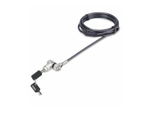 Startech 25-Pack Universal Laptop Lock 6.6ft, Keyed Alike Locking Cable, Security Cable, Compatible w/Noble Wedge/Nano/K-Slot, Anti-Theft Cut-Resistant Cable - TAA - security cable lock - TAA Compliant