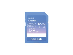 SanDisk Creator - flash memory card - 128 GB - SDXC UHS-II