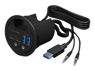 ICY BOX IB-HUB1403B - hub - 4 ports