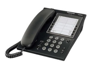 Panasonic KX-T7710NE-B - corded phone - 3-way call capability