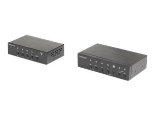 Startech Multi-Input HDBaseT Extender Kit - Built-In Switch and Video Scaler - DisplayPort HDMI and VGA Over CAT6 or CAT5e (ST121HDBTSC) - video/audio/infrared/network extender - HDMI, DisplayPort, HDBaseT, VGA - TAA Compliant