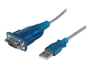 Startech 1 Port USB to Serial RS232 Adapter - Prolific PL-2303 - USB to DB9 Serial Adapter Cable - RS232 Serial Converter (ICUSB232V2) - serial adapter - USB 2.0 - RS-232