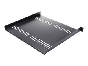 Startech 1U Vented Server Rack Cabinet Shelf, 16in Deep Fixed Cantilever Tray, Rackmount Shelf for 19" AV/Data/Network Equipment Enclosure w/ Cage Nuts & Screws, 44lbs Weight Capacity - 1U Network Rack Shelf (CABSHELF116V) - rack shelf - 1U