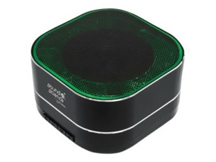 Manhattan Sound Science Metallic Bluetooth Speaker (Clearance Pricing), Microphone, FM Radio, Decent Sound Output (3W), 6 hour Playback time, Integrated Controls, Range 10m, microSD card reader, Aux 3.5mm, USB-A charging cable incl, Black, Bluetooth 5.0, 