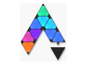 Nanoleaf Shapes Expansion pack - wireless lighting set - LED x 10 - 0.54 W - total: 5.4 W - RGBW light - 1200-6500 K - mini triangle