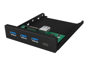 ICY BOX IB-HUB1418-i3 - hub - 4 ports - plug-in module