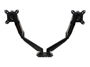 Startech Desk Mount Dual Monitor Arm - One-Touch Height Adjustment (ARMSLIMDUO) mounting kit - adjustable arm - for LCD display - black