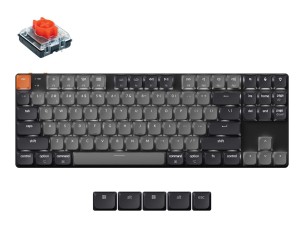 Keychron K1 - Version 6 - keyboard - QMK , mechanical - 80% TKL Input Device