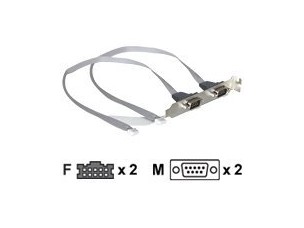 Delock - serial panel - DB-9 to 10 PIN IDC