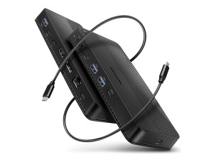 AXAGON HMC-U4 - docking station - HDMI, DP - 1GbE