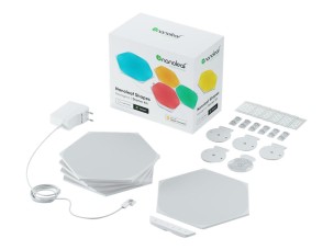 Nanoleaf Shapes Starter Kit - wireless lighting set - LED x 5 - 2 W - 16 million colours - 1200-6500 K - hexagon