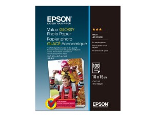 Epson Value - photo paper - glossy - 100 sheet(s) - 100 x 150 mm - 183 g/m²