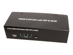 VALUE HDMI 4K2K USB 2.0 KVM-Audio-Switch - KVM / audio / USB switch - 4 ports
