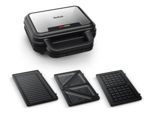Tefal Ultra Compact SW383D10 - sandwich maker / waffle maker / panini maker - stainless steel