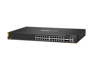HPE Aruba 6200F 24G Class4 PoE 4SFP+ 370W Switch - switch - Max. Stacking Distance 10 kms - 24 ports - Managed - rack-mountable
