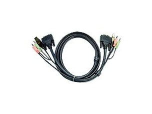 ATEN 2L-7D02U - video / USB / audio cable - 1.8 m