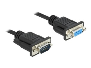 Delock - serial extension cable - DB-9 to DB-9 - 2 m