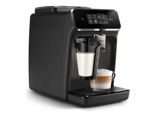 Philips Series 2300 EP2334 - automatic coffee machine with milk frother - 15 bar - black/shiny cashmere grey