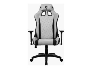 Arozzi Avanti - gaming chair - soft fabric, polyurethane leather, metal frame - light grey