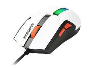Tracer GameZone COOL RGB - mouse - USB - white