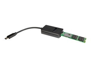 Inter-Tech K-1696-P2 - interface adapter - M.2 Card (PCIe NVMe & SATA) - USB-C 3.2 (Gen 2)