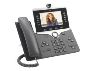 Cisco IP Phone 8845 - IP video phone - with digital camera, Bluetooth interface - TAA Compliant