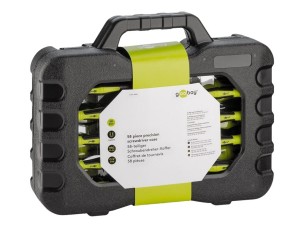 goobay - screwdriver with bit set - 58 pieces