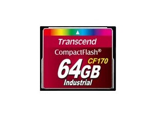 Transcend CF170 Industrial - flash memory card - 64 GB - CompactFlash