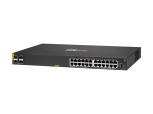 HPE Aruba 6100 24G Class4 PoE 4SFP+ - switch - 28 ports - Managed - rack-mountable