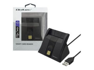 Qoltec 50643 - SMART card reader - USB 2.0