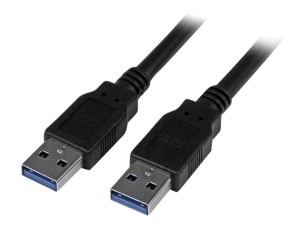 StarTech 3m 10 ft USB 3.0 Cable - A to A - M/M - Long USB 3.0 Cable - USB 3.1 Gen 1 (5 Gbps) (USB3SAA3MBK) - USB cable - USB Type A to USB Type A - 3 m