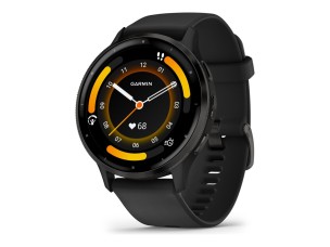 Garmin Venu 3 - black fibre-reinforced polymer - smart watch with band - 8 GB