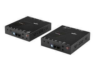 Startech HDMI over IP Extender Kit with Video Wall Support - 1080p - HDMI over CAT5e / CAT6 Transmitter and Receiver Kit (ST12MHDLAN2K) - video/audio/infrared/serial extender - HDMI - TAA Compliant