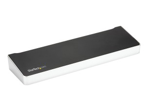 Startech 4K USB-C Dock - Triple Monitor - Mac & Windows - 60W USB PD (DK30CH2DPPDU) - docking station - USB-C - HDMI, 2 x DP - 1GbE