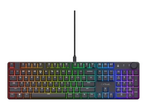 Trust GXT 866 TORIX - keyboard - mechanical full size - QWERTY - US - black Input Device