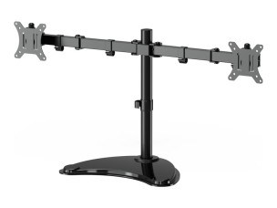 Gembird stand - for 2 LCD displays - black
