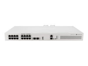 MikroTik Cloud Router Switch CRS418-8P-8G-2S+RM - switch - 17 ports - Managed - rack-mountable